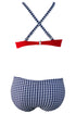 Sexy Padded Gather Push-Up Bikini Set